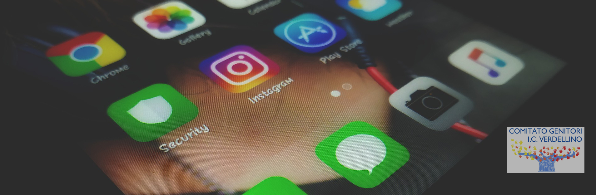 Immagine evocativa di loghi di social network