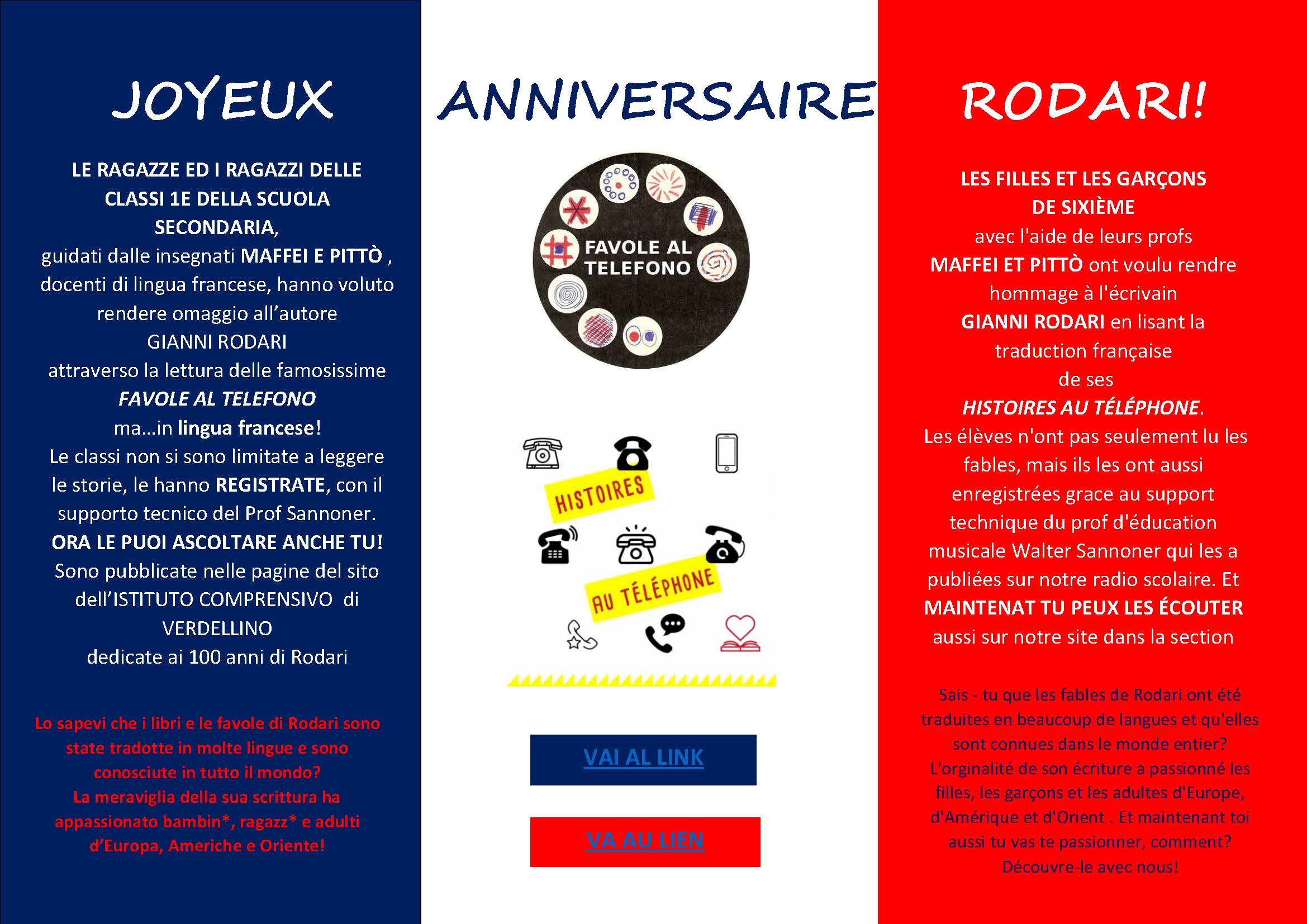 presentazione Histoire Au Telefone
