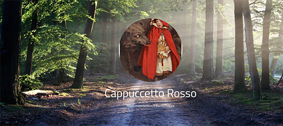 Immagine della fiaba di Cappuccetto Rosso