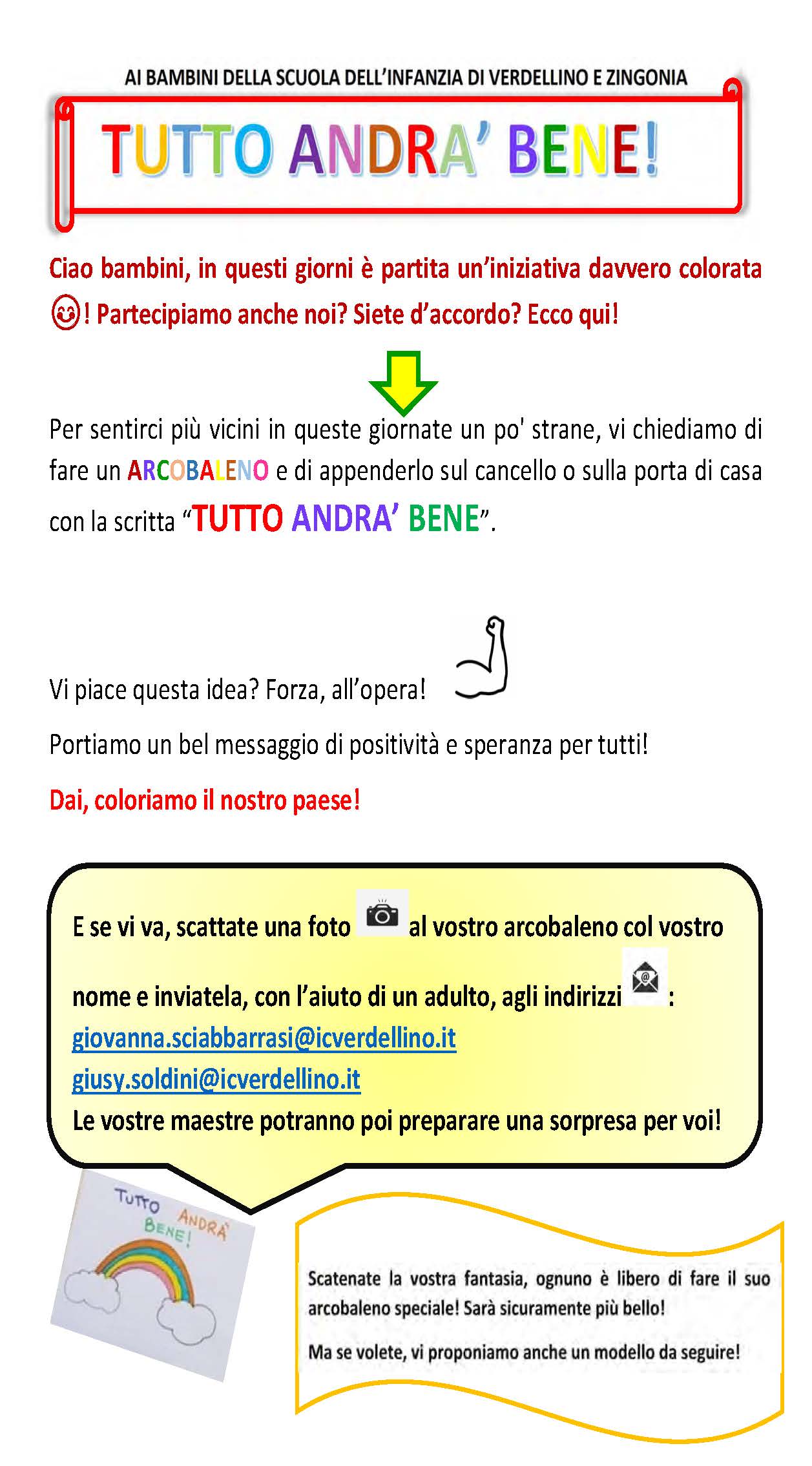 Scuola dellInfanzia TUTTO ANDRA BENE