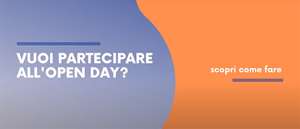 Vuoi partecipare all'open day?