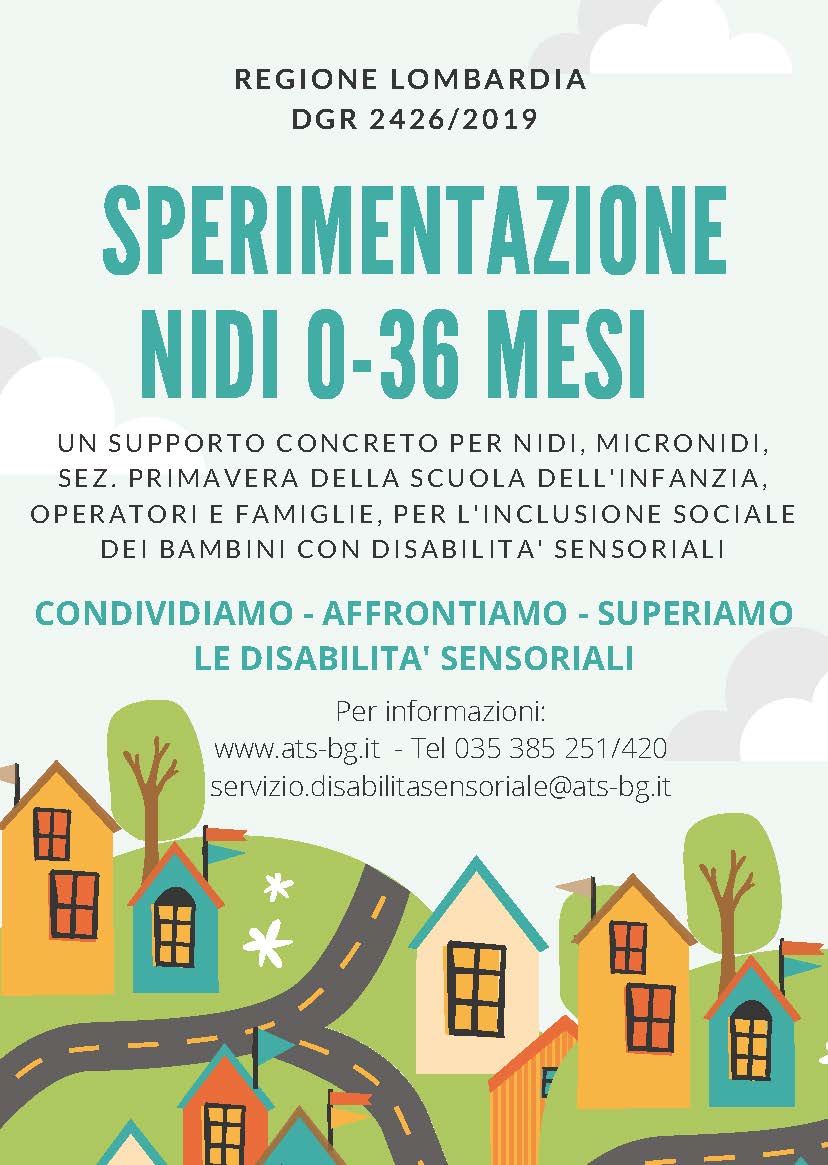 Volantino sperimentazione 0 - 36 mesi