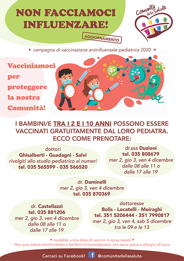 Poster dell'iniziativa Non lasciamoci influenzare
