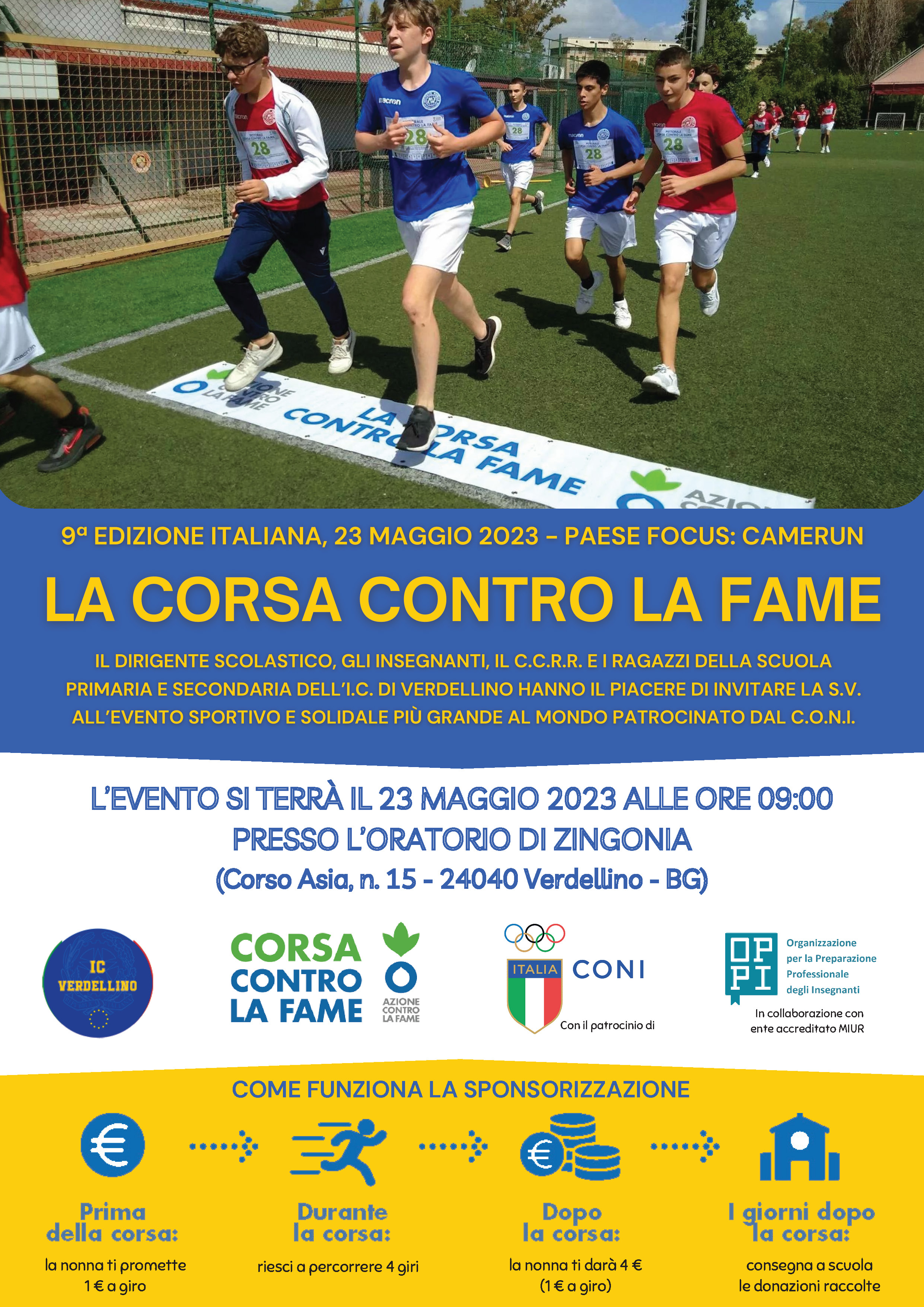 Brochure dell'evento descrizione testuale nell'articolo