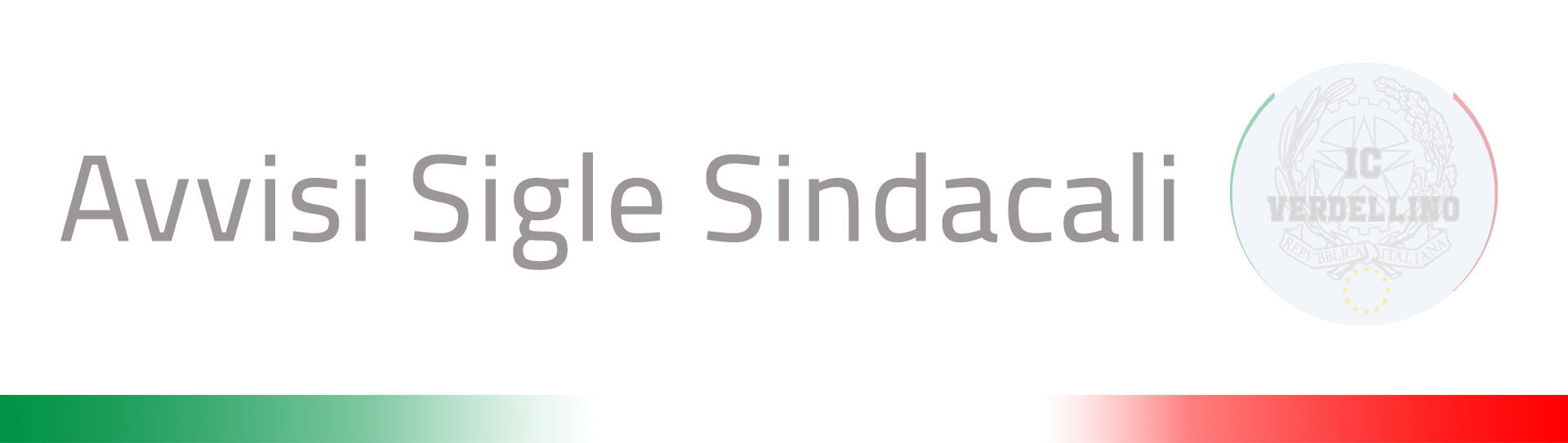 Link a sito interno per gli avvisi sindacali