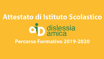 Scuola "Dislessia Amica 2019"